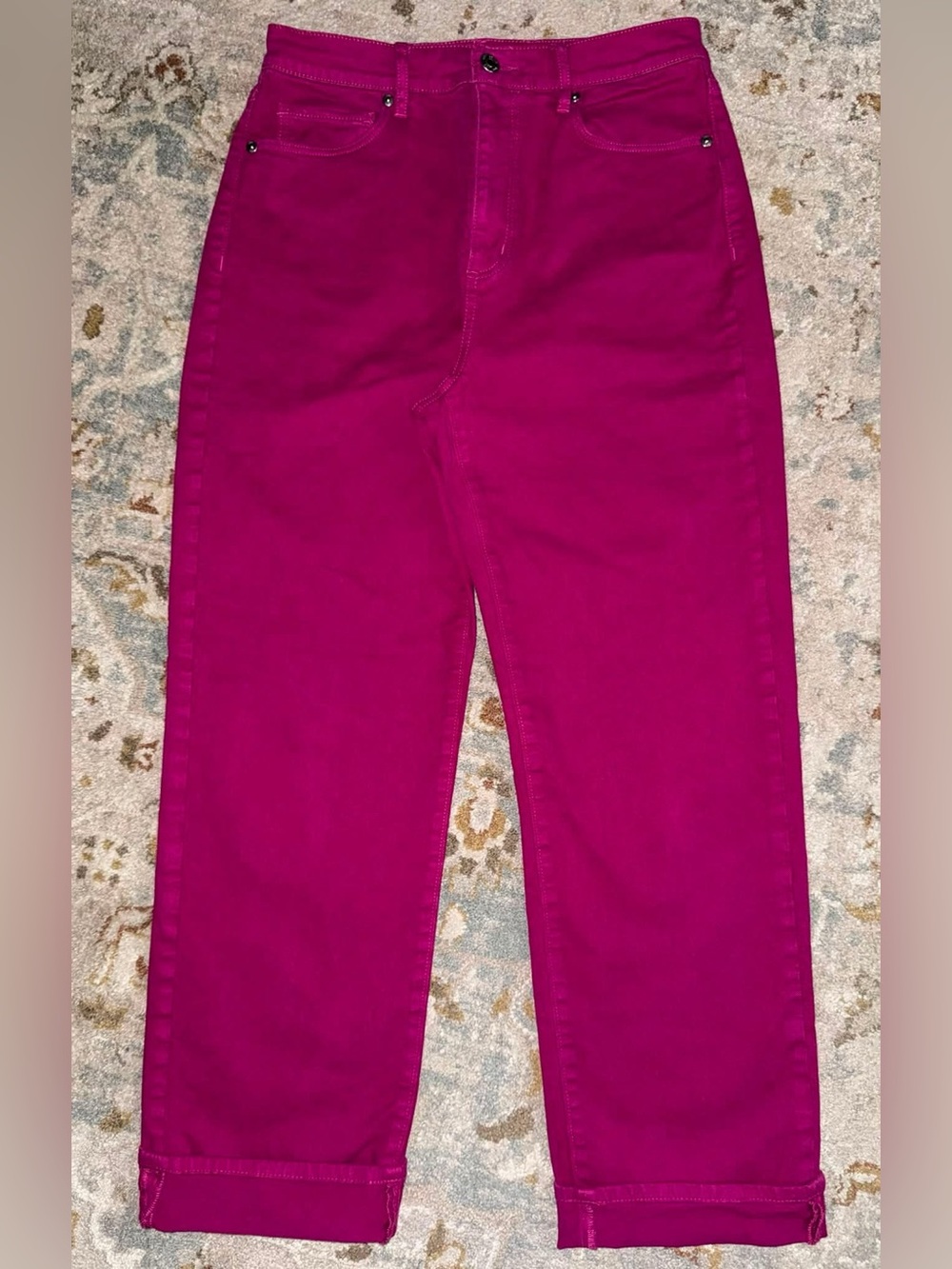 LOFT High-Rise Magenta Women's Jeans